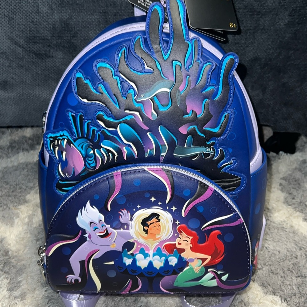 NWT! Disney Loungefly Backpack - Little Mermaid